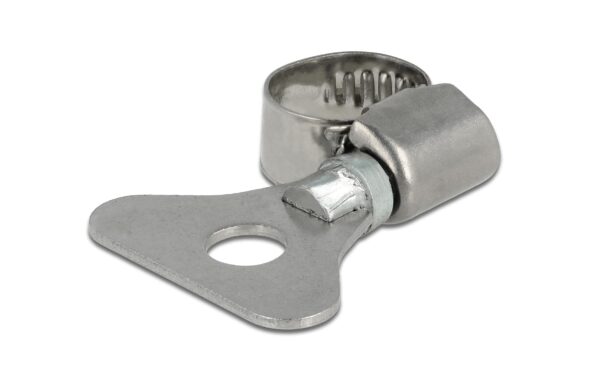 Delock Schlauchschellen 8-12mm, 10 Stück mit Flügelmutter, Metall kaufen Schweiz | Mediatech.ch