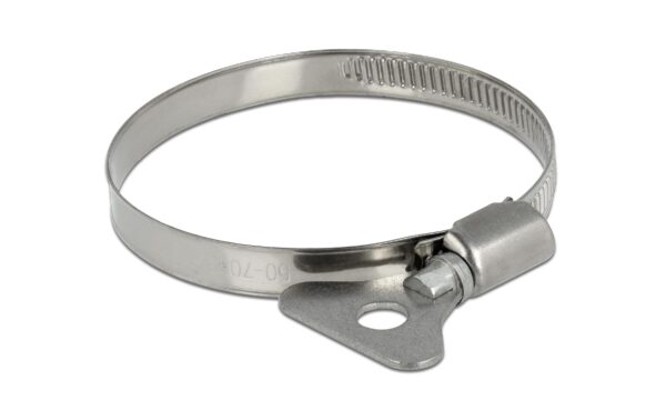 1257809 - Mediatech Delock Schlauchschellen 50-70mm, 10 Stück mit Flügelmutter, Metall kaufen Schweiz | Mediatech.ch