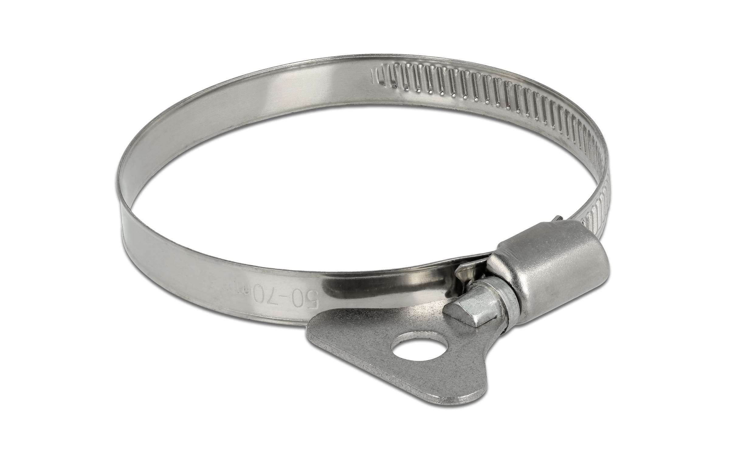 1257809 - Mediatech Delock Schlauchschellen 50-70mm, 10 Stück mit Flügelmutter, Metall kaufen Schweiz | Mediatech.ch
