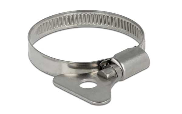 1257811 - Mediatech Delock Schlauchschellen 32-50mm, 10 Stück mit Flügelmutter, Metall kaufen Schweiz | Mediatech.ch