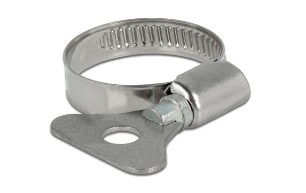 1257813 - Mediatech Delock Schlauchschellen 22-32mm, 10 Stück mit Flügelmutter, Metall kaufen Schweiz | Mediatech.ch
