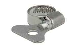 Delock Schlauchschellen 13-19mm, 10 Stück mit Flügelmutter, Metall