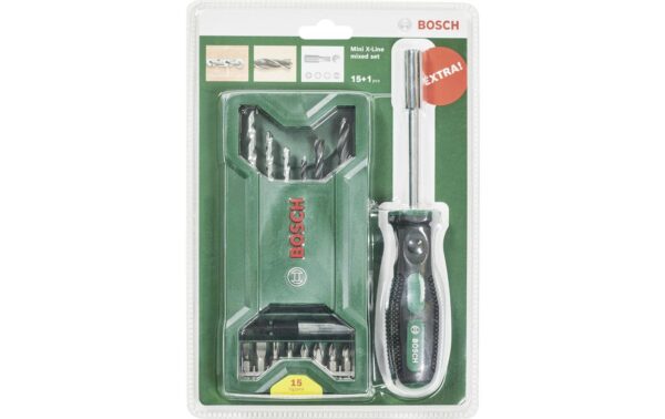 1258096_2 - Mediatech BOSCH Zubehör Promobohrerset 15+1 Mini X-Line