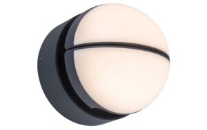 Lutec Wandleuchte EKLIPS 13W, 3000K, IP54, anth.