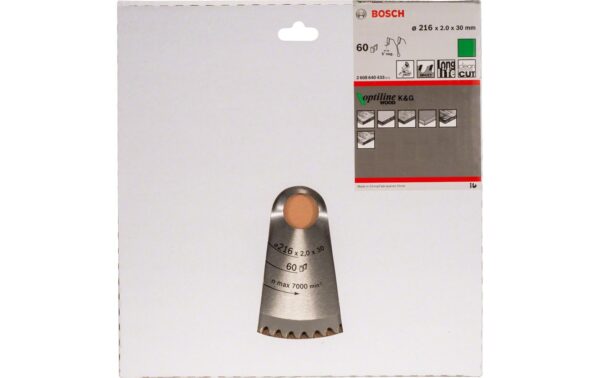Bosch Professional Kreissägeblatt Optiline Wood