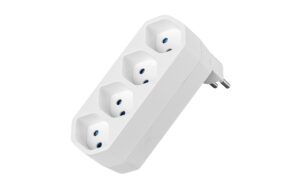 Steffen Manta Mehrfachadapter 4xT13 weiss, drehbar 320° kaufen Schweiz | Mediatech.ch