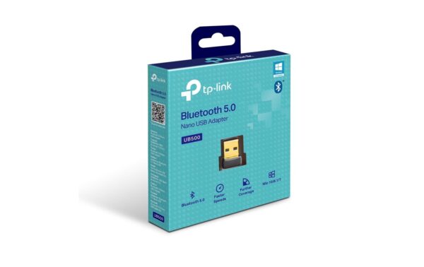 TP-Link Bluetooth Nano Adapter UB500 Bluetooth 5.0, USB 2.0