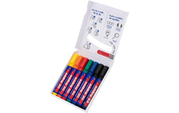 1261229_1 - Mediatech edding Flipchart-Kit 30/33 E-7 1 Stk., Strichbreite ca. 1 mm