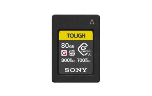 Sony CFexpress Typ-A 80GB Tough Lesen 800MB/s, Schreiben 700MB/s
