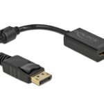 Adapter DP 1.1 Stecker zu HDMI-Buchse Passiv, schwarz