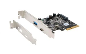 EXSYS EX-12002-2, 2 Port USB3.2gen2 Karte mit 1x A– und C Anschluss (Asmedia)