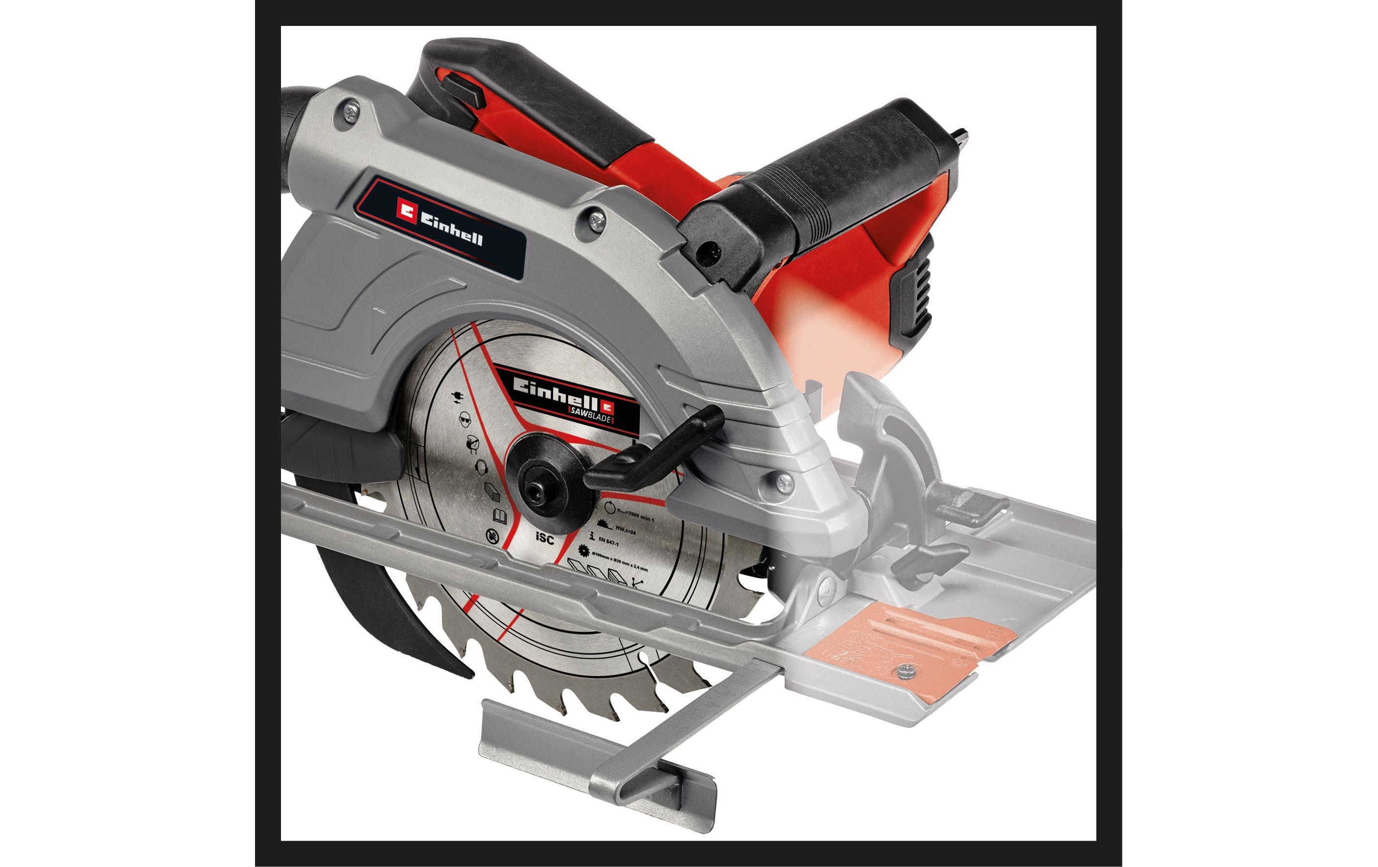 1267204_2 - Mediatech Einhell Handkreissäge TE-CS 190/1 Einfache, werkzeuglose Einstellung