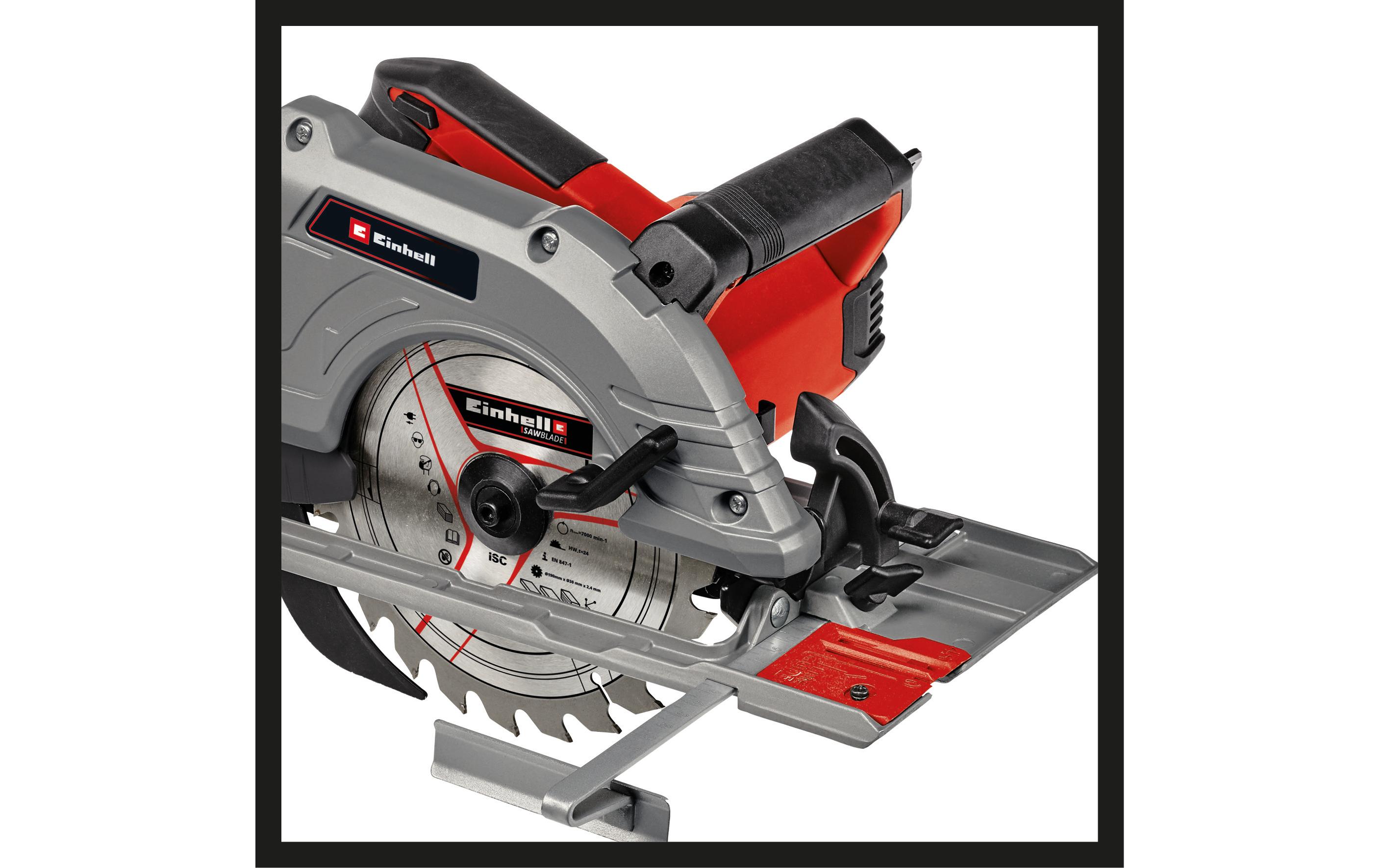 1267204_3 - Mediatech Einhell Handkreissäge TE-CS 190/1 Einfache, werkzeuglose Einstellung