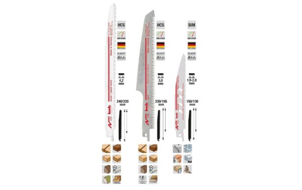 1267298_5 - Mediatech kwb Sägeblatt-Set 3-tlg. für Akku-Universalsäge