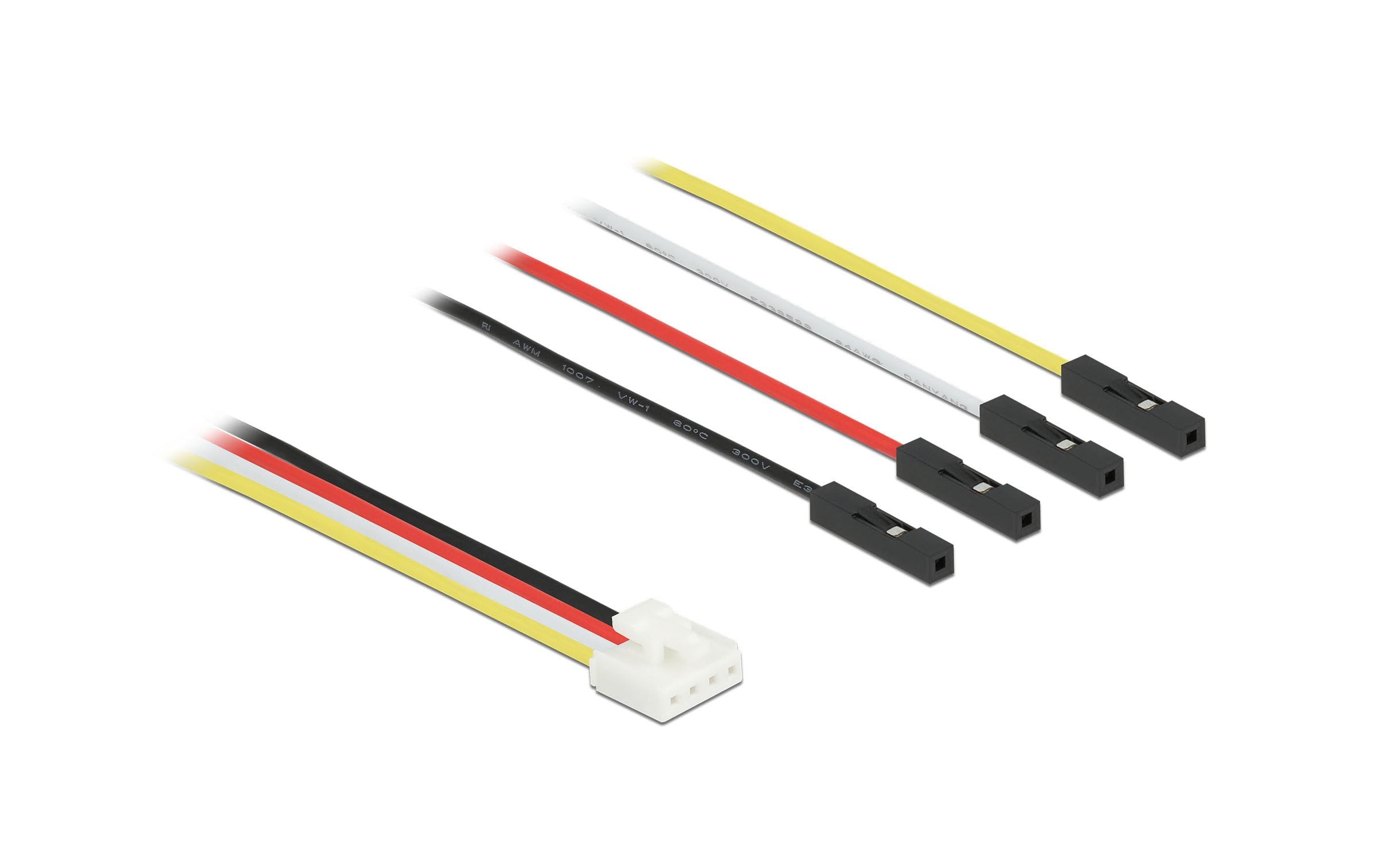 Delock Conversion IOT Kabel, 20cm 4 Pin Stecker zu 4x Jumper Buchse kaufen Schweiz | Mediatech.ch
