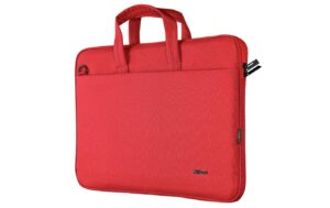 Trust Notebooktasche Bologna Eco Rot für Notebooks bis 16 Bildschirm&Zubehör