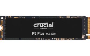 Crucial SSD P5 Plus M.2 NVMe 500GB PCIe Gen4 x4, Lesen: 6600MB/s, Schr.: 4000