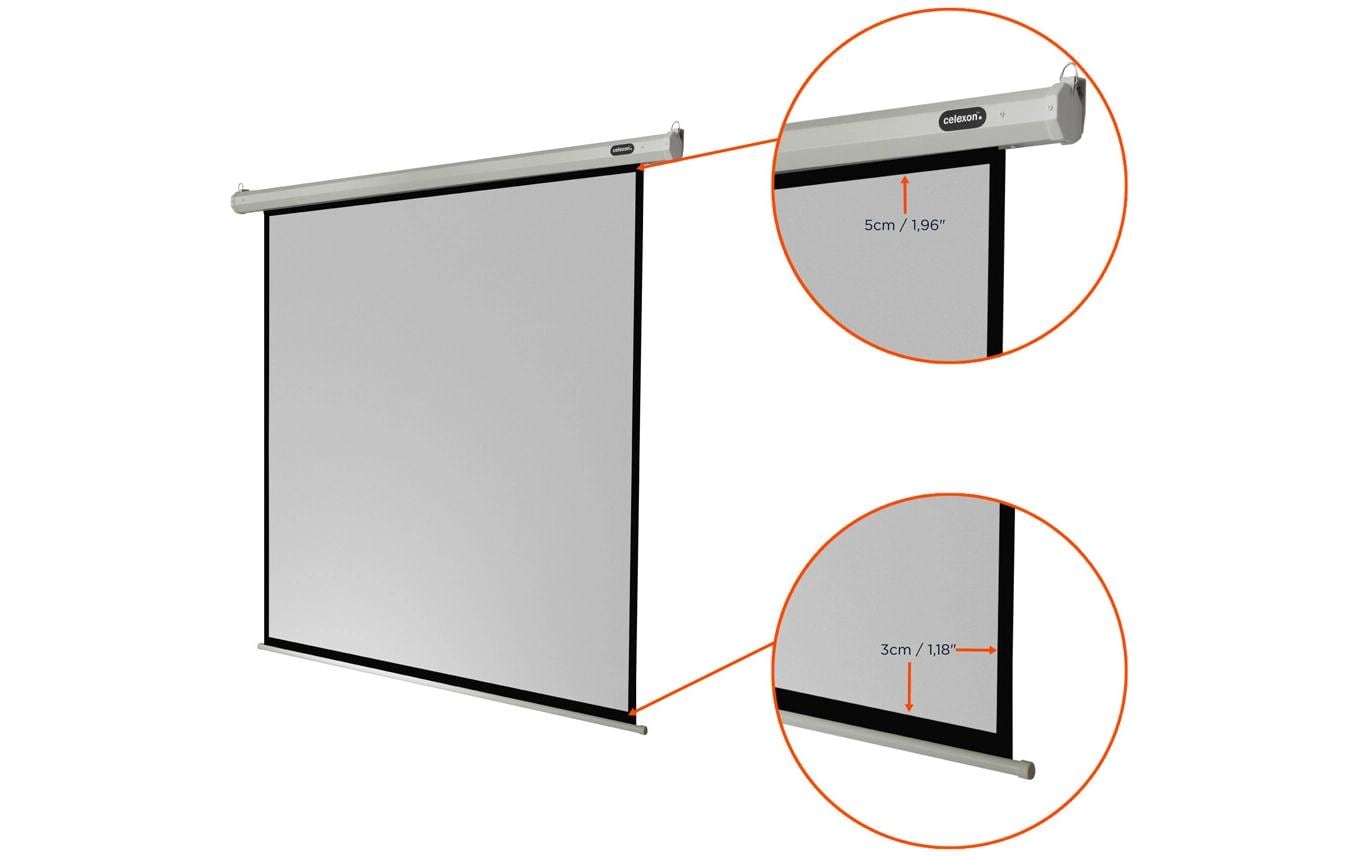 126795_2 - Mediatech Celexon, Motor Economy, Leinwand, 1:1 elektrisch, 180x180cm