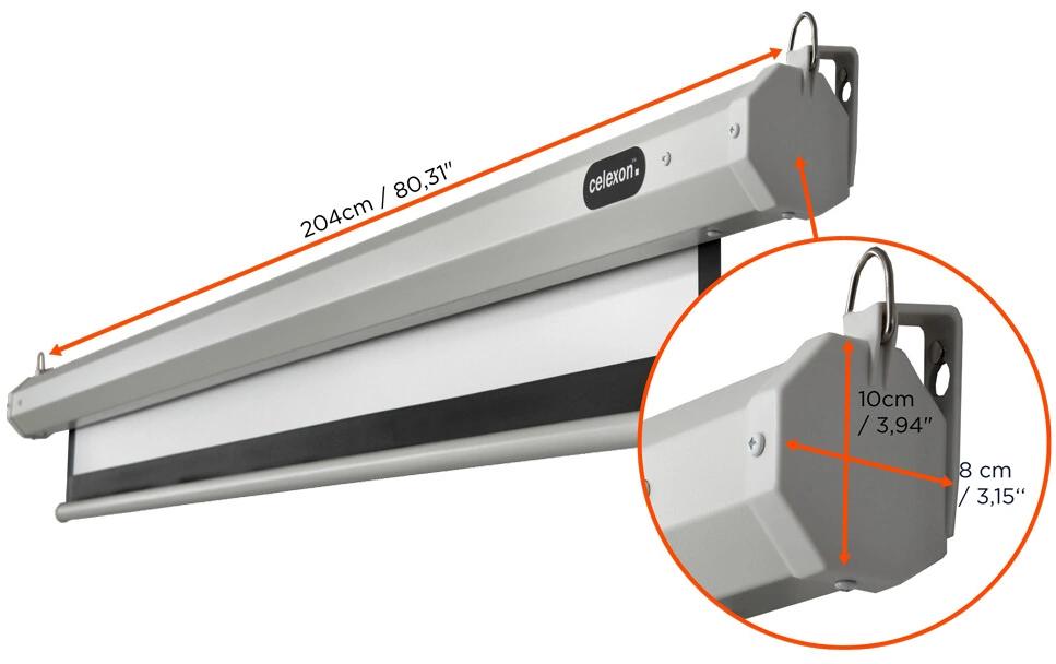 126804_1 - Mediatech Celexon, Motor Economy, Leinwand, 4:3 elektrisch, 180x135cm
