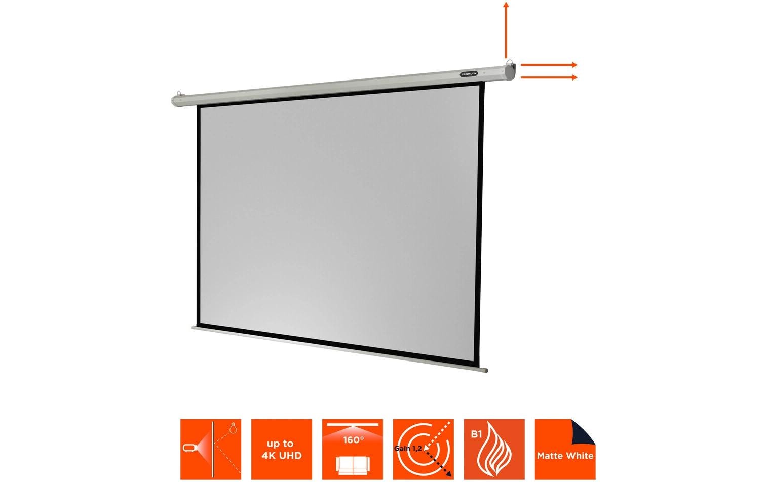 126804_3 - Mediatech Celexon, Motor Economy, Leinwand, 4:3 elektrisch, 180x135cm