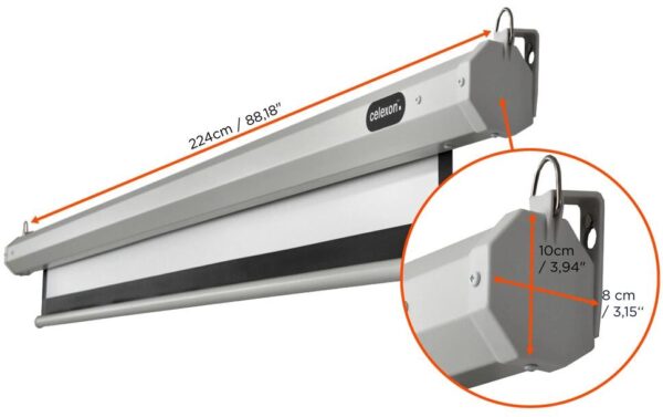 Celexon, Motor Economy, Leinwand, 4:3 elektrisch, 200x150cm