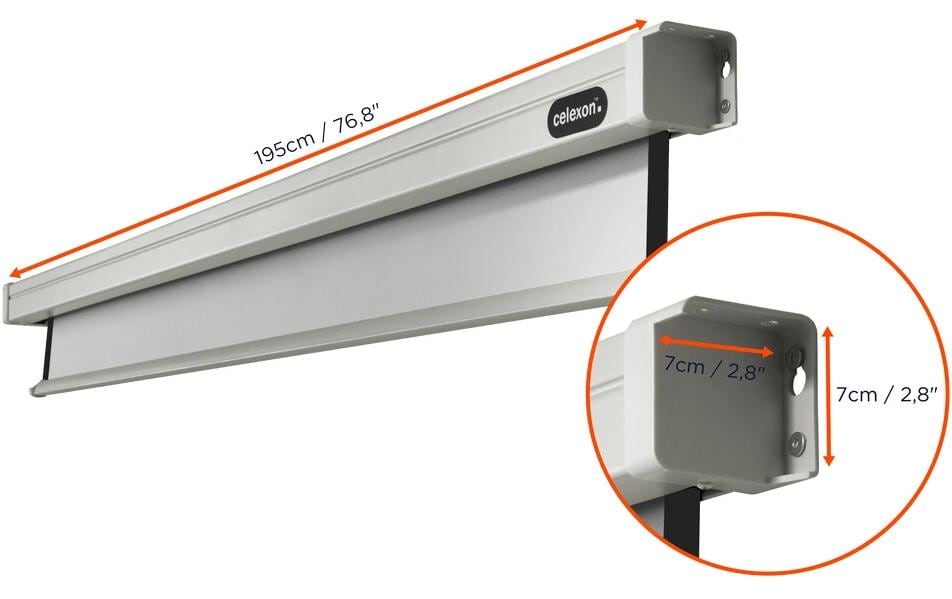126817_1 - Mediatech Celexon, Motor Professional, Leinwand, 1:1 elektrisch, 180x180cm