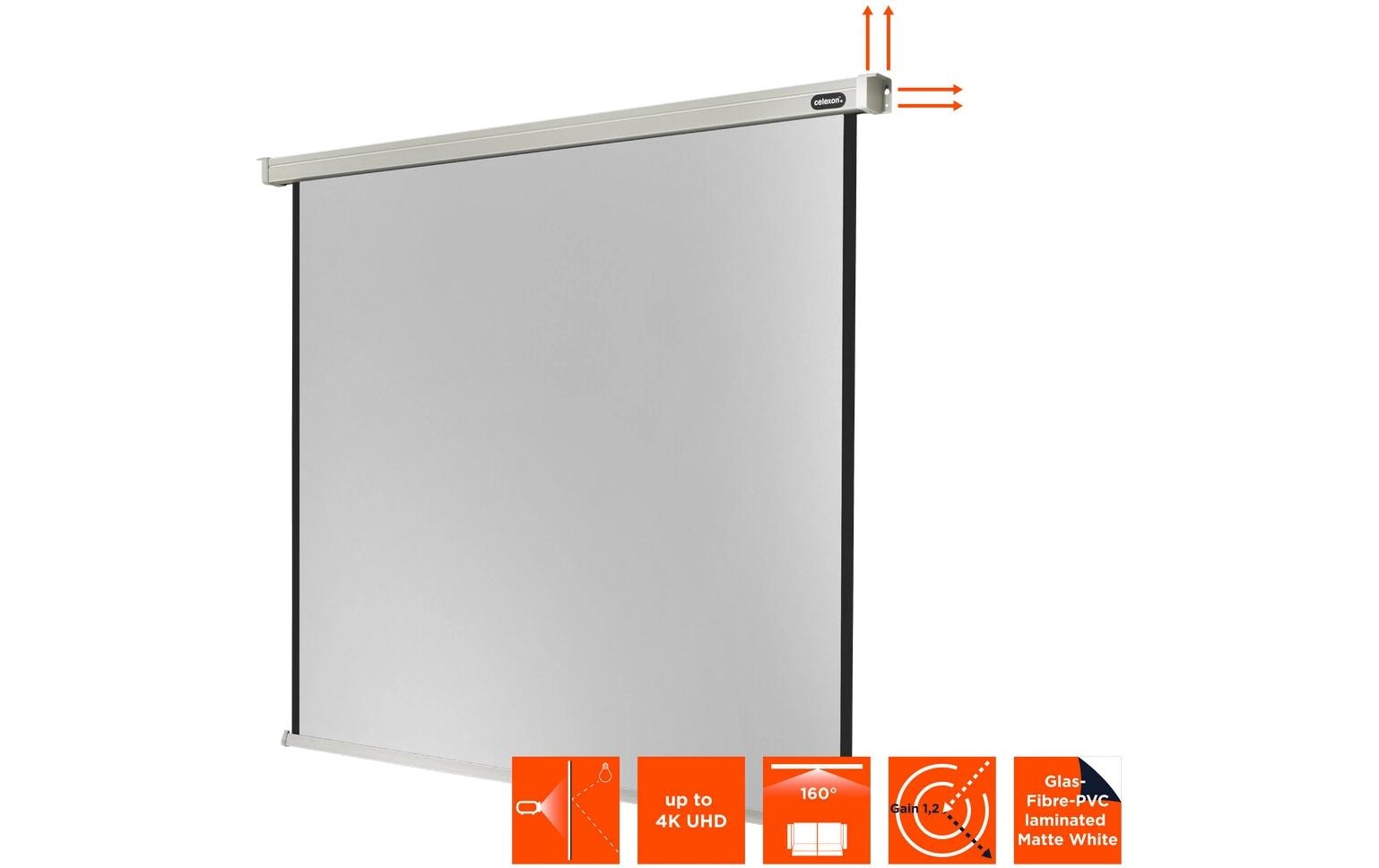 126817_3 - Mediatech Celexon, Motor Professional, Leinwand, 1:1 elektrisch, 180x180cm