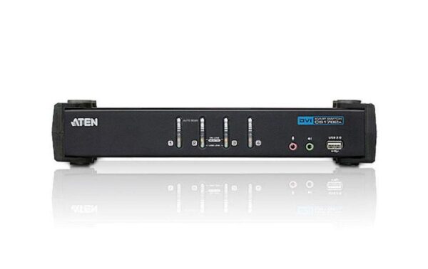 126983 - Mediatech Aten CS1764A: DVI KVM Switch, 4Port USB1.1, inkl.4 Kabelsätze 1.8 Meter kaufen Schweiz | Mediatech.ch