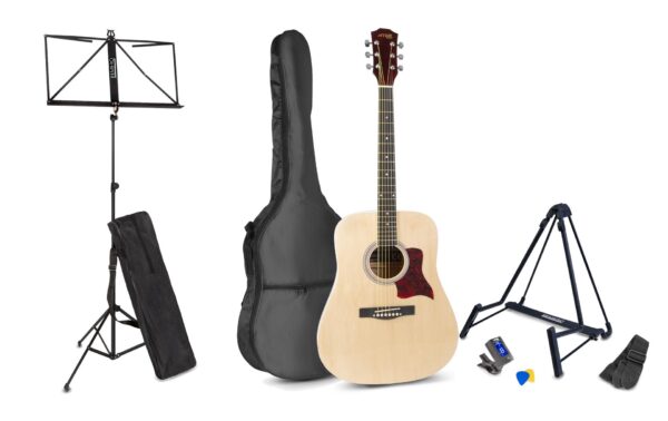 1270384 - Mediatech MAX SoloJam Kit Westerngitarrenset, natur kaufen Schweiz | Mediatech.ch
