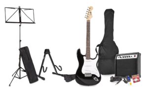 MAX GigKit Kit E-Gitarrenset, schwarz