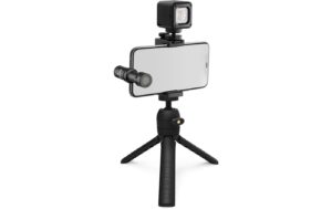 Rode Vlogger Kit iOS VideoMic ME-L, Tripod2, LED Licht und Kabel