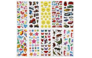 Creativ Company 3D-Sticker Set 20 Bögen, verschidene Motive