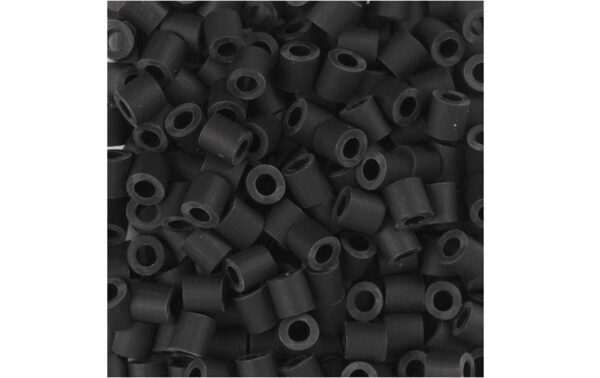 Creativ Company Bügelperlen Nabbi Bio 3000 Stück, BIO, Schwarz