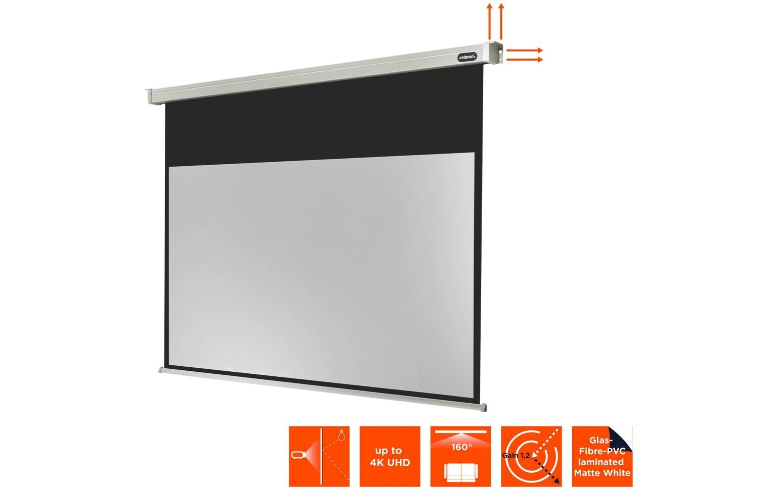 127219_3 - Mediatech Celexon, Motor Professional, Leinwand, 16:9 elektrisch, 180x102cm