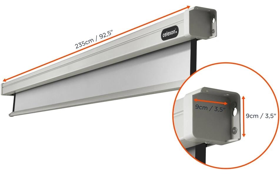 127223_1 - Mediatech Celexon, Motor Professional, Leinwand, 16:9 elektrisch, 220x124cm