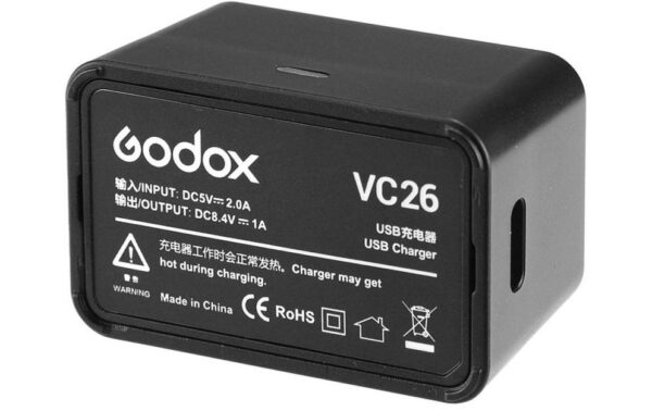1273127_1 - Mediatech Godox Ladegerät zu VB-26 per USB (Kabel nicht dabei)