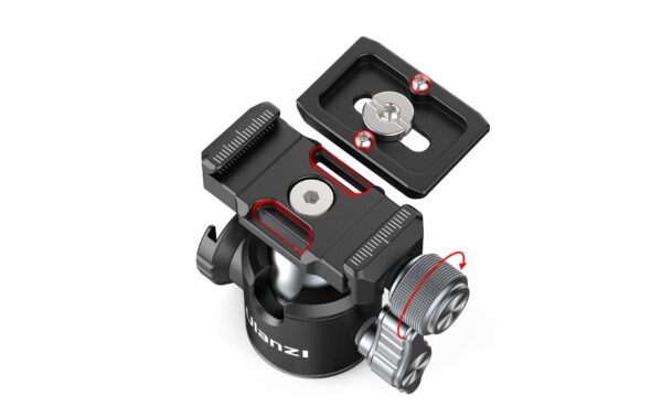 Ulanzi U-80L Universal Mini Kugelgelenk mit Platte