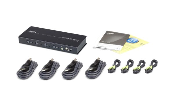 Aten CS724KM KVM Switch 4-Port KVM Switch USB