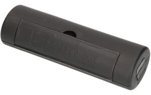 Max Hauri Safe-Box, schwarz fürs sichere Verbinden von Kabeln