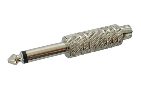127686 - Mediatech Velleman 6.35mm Klinkerstecker Jack mono Vernickelt kaufen Schweiz | Mediatech.ch