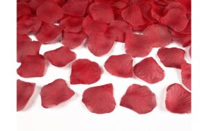 Partydeco Rosenblüten rot 500 Stück