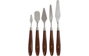 Creativ Company Malmesser / Spachtelset 5 Stück, 17 - 23 cm