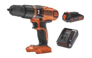 1281611 - Mediatech Black+Decker Schlagbohrschr. BDCH188N Kit mit Gratis-Akku und Ladegerät kaufen Schweiz | Mediatech.ch