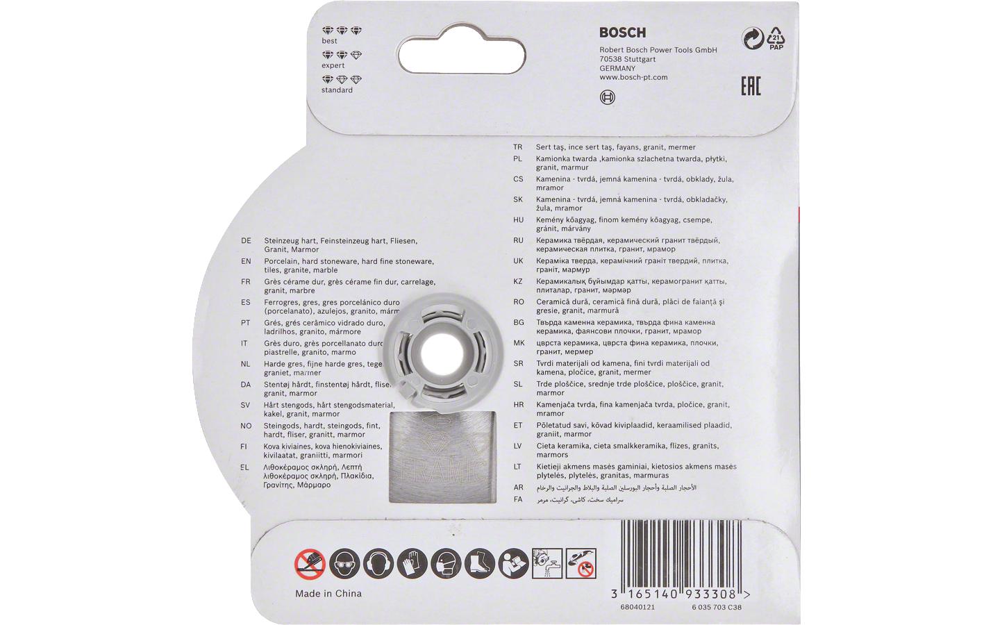 1282716_2 - Mediatech Bosch Professional Diamanttrennscheibe Best for Ceramic 125x22,23x1,4x7