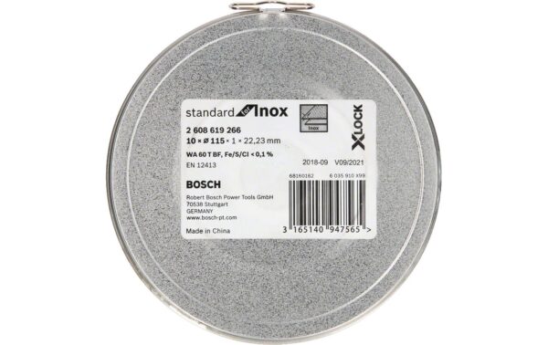 1282742_1 - Mediatech Bosch Professional Trennscheibe gerade Standard for Inox 10x115x1x22,23mm