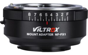 Viltrox NF-FX1 Manual focus mount adapter Nikon G&D-Mount Serie zu Fuji X spiegellos
