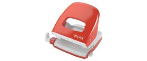 Leitz Locher Nexxt Metall, 30 Blatt (80 g/m² Papier), Hellrot
