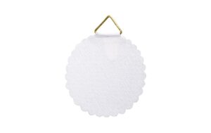 Krafter Bilderklebeösen gummiert 30 mm Leinen weiss 4 ST