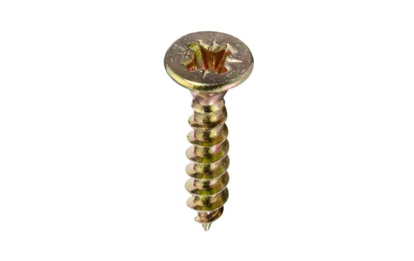 Krafter HS SPS Spanplattenschrauben PZ Vollgewinde 2,5x 16 mm Stahl gelb vz 30 ST