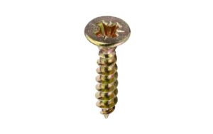 Krafter HS SPS Spanplattenschrauben PZ Vollgewinde 3,0x 25 mm Stahl gelb vz 25 ST